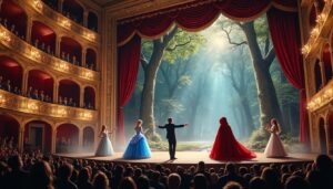 découvrez 'un voyage enchanté', un spectacle musical captivant mettant en scène les contes magiques de perrault, dirigé par la talentueuse valérie lesort à l'athénée. une expérience féerique pour petits et grands qui vous plongera dans l'univers merveilleux des récits d'enfance.