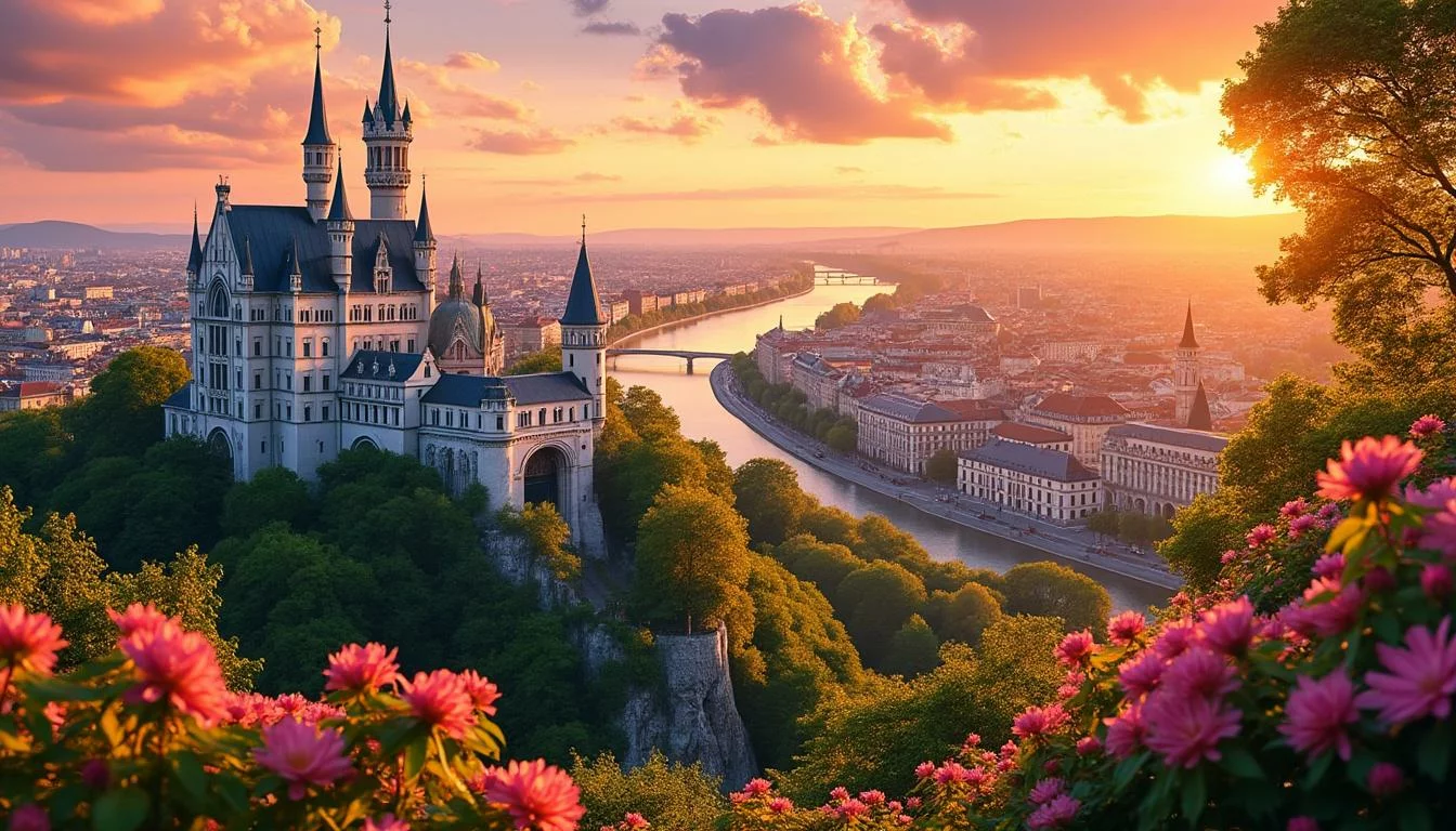 explorez vienne, la ville de l'art et de l'histoire, et laissez-vous émerveiller par des points de vue à couper le souffle et le château féérique qui constitue un incontournable. une expérience inoubliable vous attend !