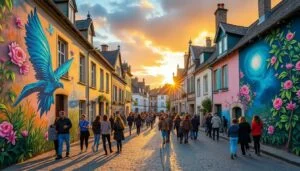 découvrez vinus à joigny, une expérience immersive alliant art urbain vibrant et récits féeriques queer. laissez-vous emporter par un voyage fascinant qui réinvente les contes et célèbre la diversité artistique dans un cadre enchanteur.