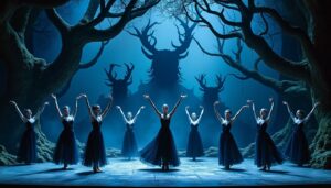 découvrez 'a haunting whirl' du ballet lone star : un spectacle captivant où des contes de fées sombres prennent vie sur scène, mêlant mystère, émotion et chorégraphie envoûtante. une expérience unique à ne pas manquer !