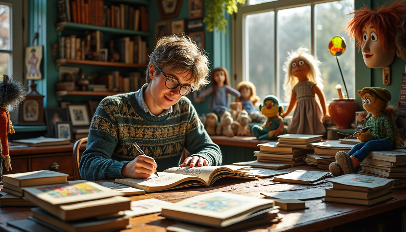 découvrez comment un ancien élève d'oswestry explore l’impact de jim henson sur l’univers des contes de fées dans un ouvrage passionnant, mêlant analyse culturelle et hommage créatif au célèbre marionnettiste.