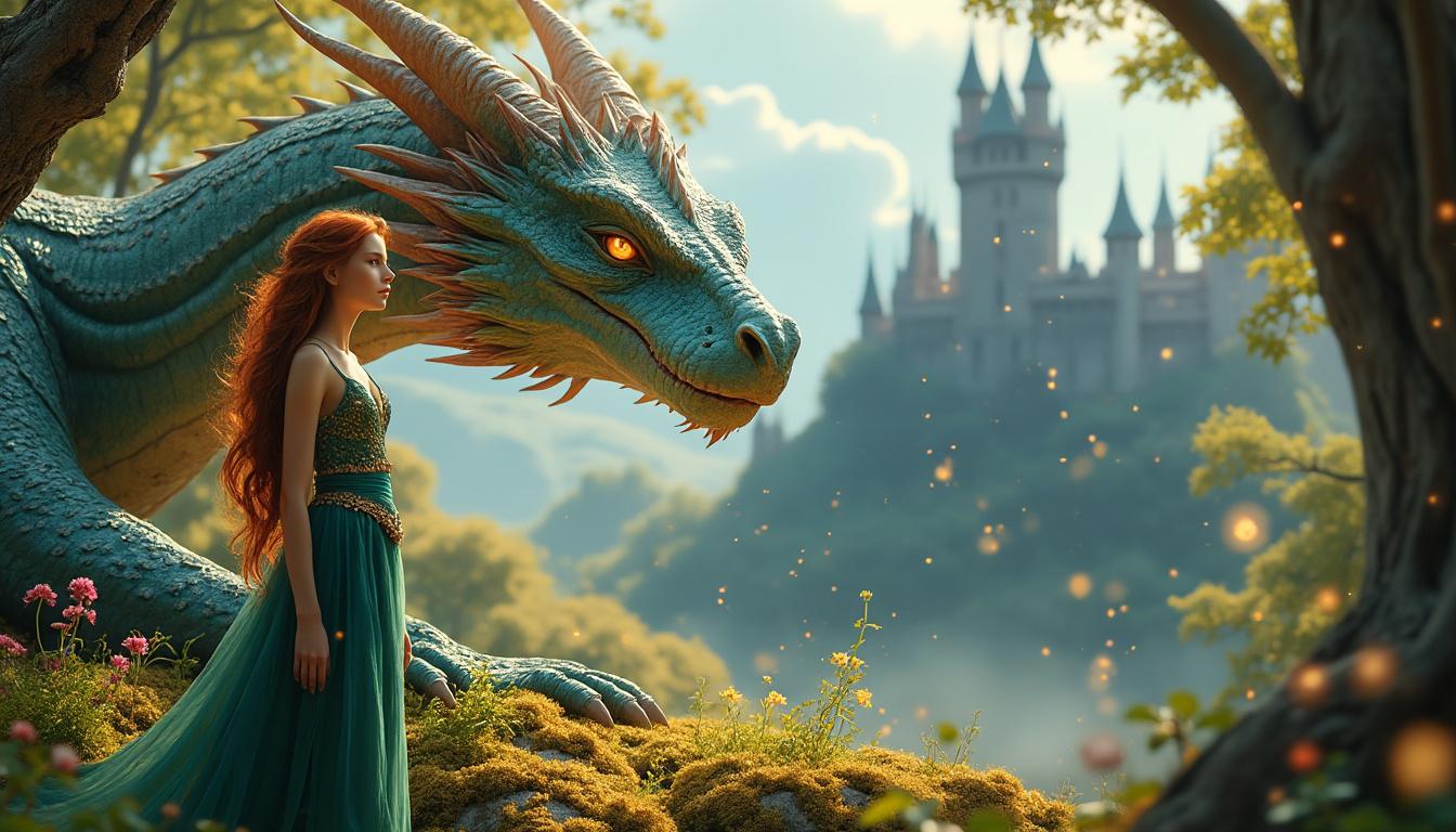 découvrez 'princesse dragon', un conte enchanteur pour enfants, célébrant la magie et la poésie des films ghibli dans une aventure féerique pleine d'émotions.