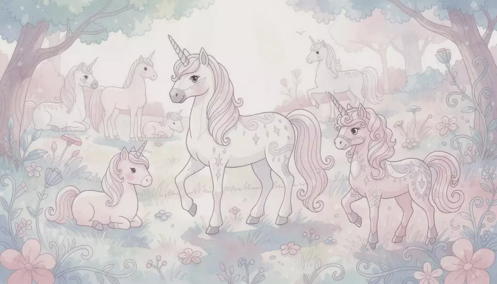 téléchargez et imprimez gratuitement des coloriages de licornes pour tous les niveaux. amusez-vous avec des dessins enchantés adaptés aux enfants et aux adultes.